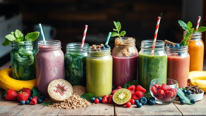 5 Smoothies Nutritivos para Iniciar o Dia de Forma Saudável
