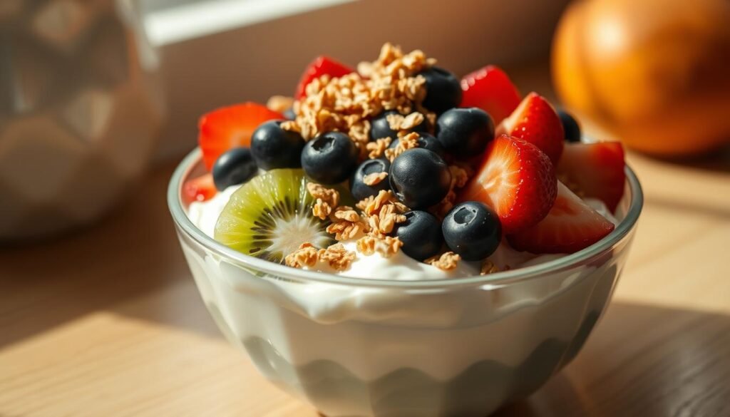 Bowl de Iogurte Grego com Frutas e Granola
