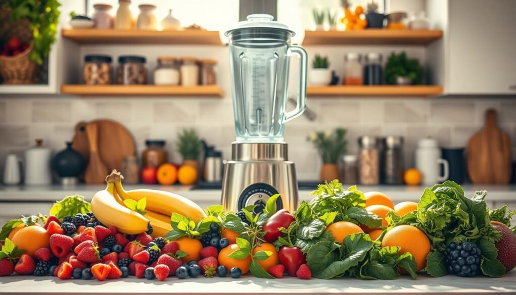 ingredientes para smoothies saudáveis